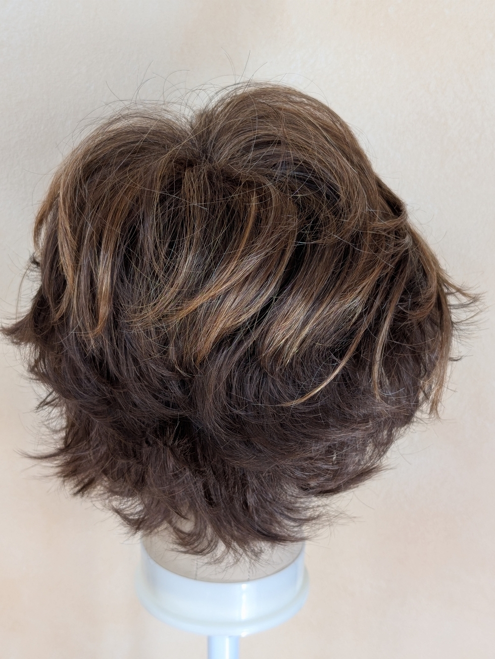 Raquel Welch Winner Wig R9S+ Shaggy Pixie Natural Brown Highlights EUC Box Tag - Picture 5 of 16